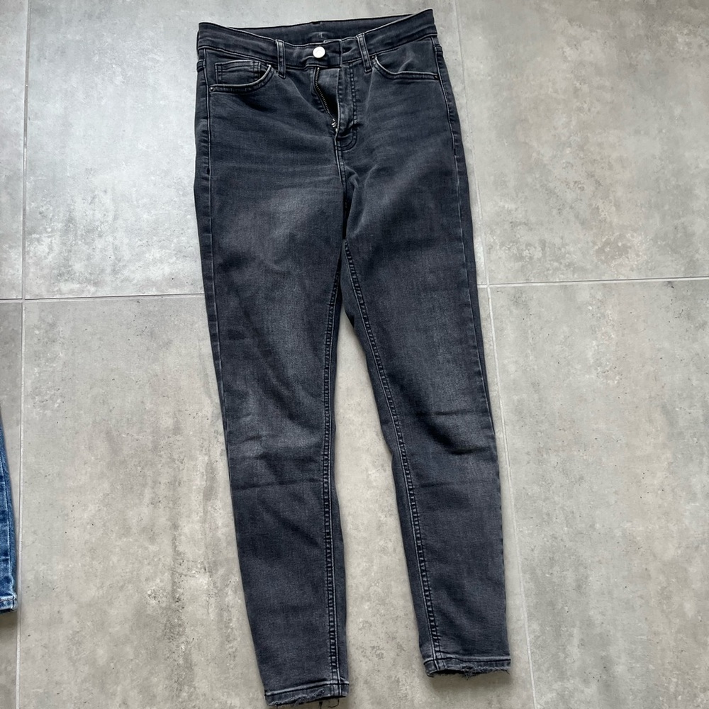 Topshop Jamie High Waist Skinny Washed Jeans